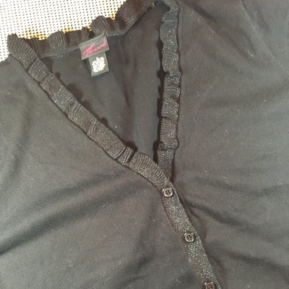 Vintage Torrid Black Cardigan, 3X